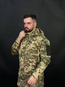 Тактична Полегшена Куртка Піксель Call Dragon 5.0 mm14 🐉 Демісезон