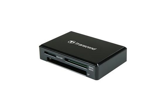 Кардридер Transcend USB 3.1 Gen 1 Type-C Multi Card Black (TS-RDC8K2) | Зображення 1