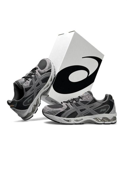 Чоловічі кросівки ASICS Gel-Nimbus 10.1 Grey Black  весна / літо / осінь A4062 | Зображення 4