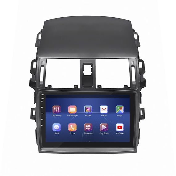 Штатная магнитола 9" Lesko для Toyota Corolla X (E140, E150) Рестайлинг 2010-2013 6/128Gb 4G Top Android | Зображення 1
