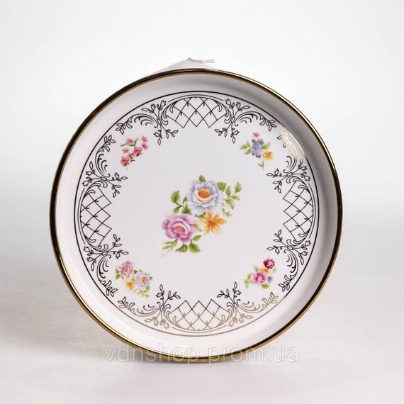 Столовий набір посуду тарілок і чашок 32 предмети на 6 персон «Золотий Кант» порцеляновий TH-32 | Зображення 3