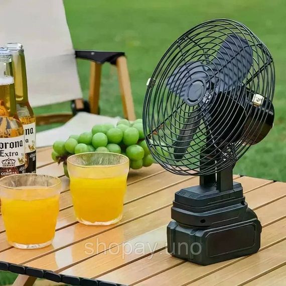Аккумуляторный вентилятор Lithium Electric Fan 48V черный | Зображення 5