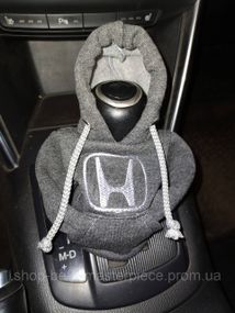 Чехол кофта Худи аксессуар на КПП Car Hoodie Хонда Honda серый подарок автомобилисту 10070