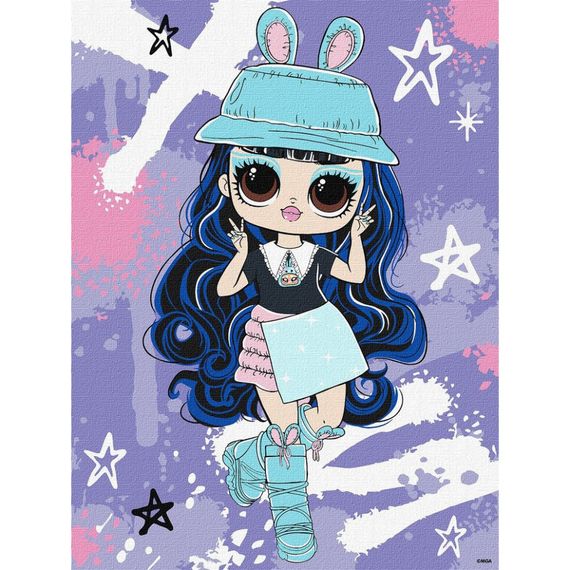 Картина по номерам "Tweens LOL Skate Dance Aya Cherry" KHO1213, 30х40 см