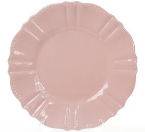 Набір 6 десертних тарілок Leeds Ceramics SUN Ø20см, кам'яна кераміка (рожеві)