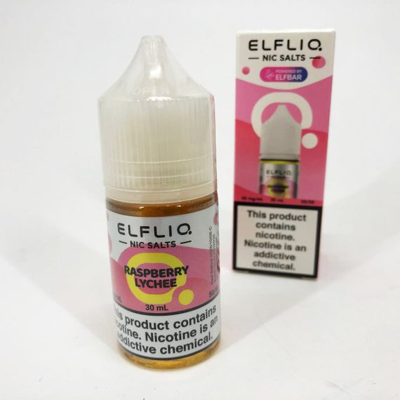 Жидкость ELFLIQ 30 мл 5%. Малина Личи (Raspberry Lychee) | Зображення 3