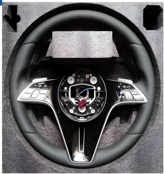 Кермо Maybach-Style (чорний -2025 сірі кнопки, 3pin) для Mercedes GLC X253 2015-2022 рр