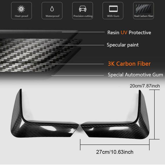 Накладки на задній бампер Flap V2 (для F82/F83) для BMW 4 серія F-32 2012-2020 рр | Зображення 5
