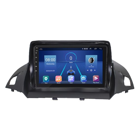 Штатна магнітола 9" Lesko для Ford C-MAX II 2010-2015 4/64Gb/ 4G/ Wi-Fi/ CarPlay Premium Форд