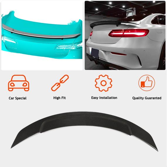 Спойлер V1 (Карбон) для Mercedes E-class coupe C238 2016-2024 рр | Зображення 1