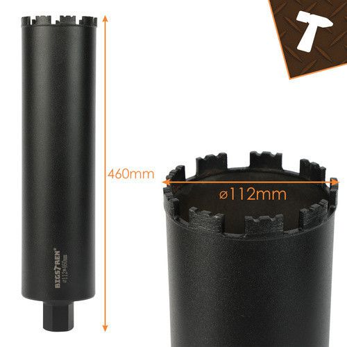 Алмазне свердло коронка 112×460 мм Bigstren 27083 1.1/4 UNC | Зображення 1