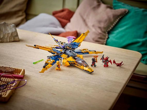 Конструктор LEGO Ninjago Суперштормовий реактивний літак Рас та Арін 71833 | Зображення 9