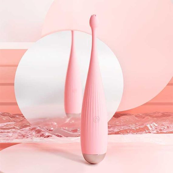Вибратор для клитора и сосков Satisfyer Twirling Joy - Светло-розовый - Вибраторы | Зображення 2