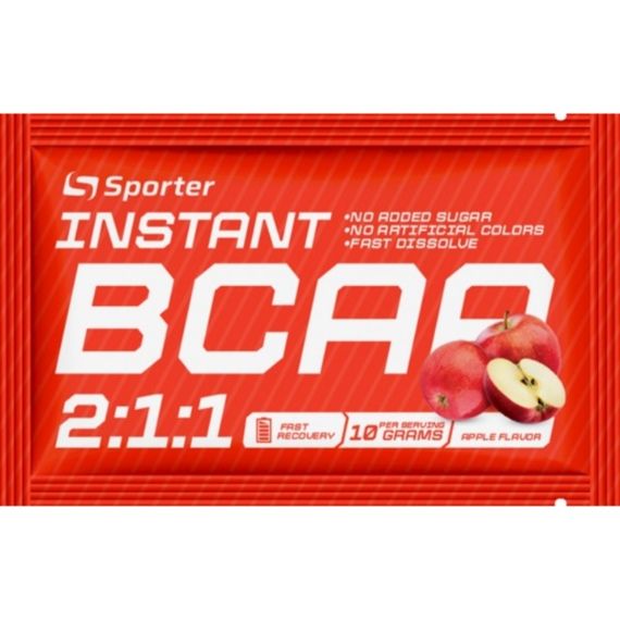 Амінокислота BCAA для спорту Sporter Instant ВСАА 2:1:1 10 g Apple