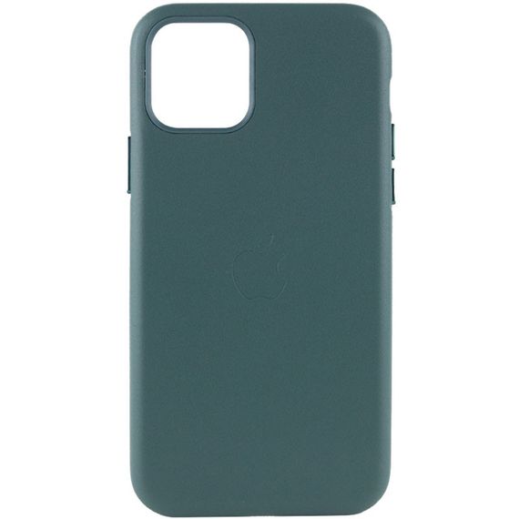 Шкіряний чохол Leather Case (AA Plus) для Apple iPhone 11 Pro (5.8") Штучна шкіра, Pine green
