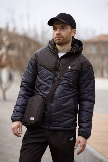 Комплект чоловічий: куртка Active TNF чорно-синя + штани TNF чорні. Барсетка TNF у подарунок! (1855065013) | Зображення 5