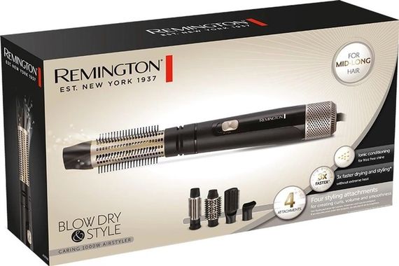 Фен-щітка Remington Blow Dry and Style Сaring AS7500 1000 Вт чорний | Зображення 7