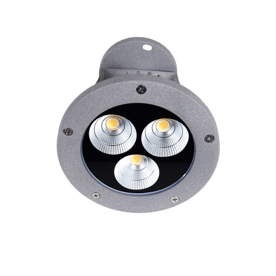 Светильник садовый металлический AS-15 3*7W WW IP65 GY | Зображення 6