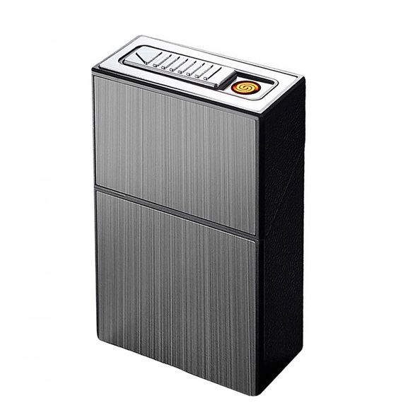 Зажигалка Футляр Для Пачки Сиг "Dark Silver ПА-35"