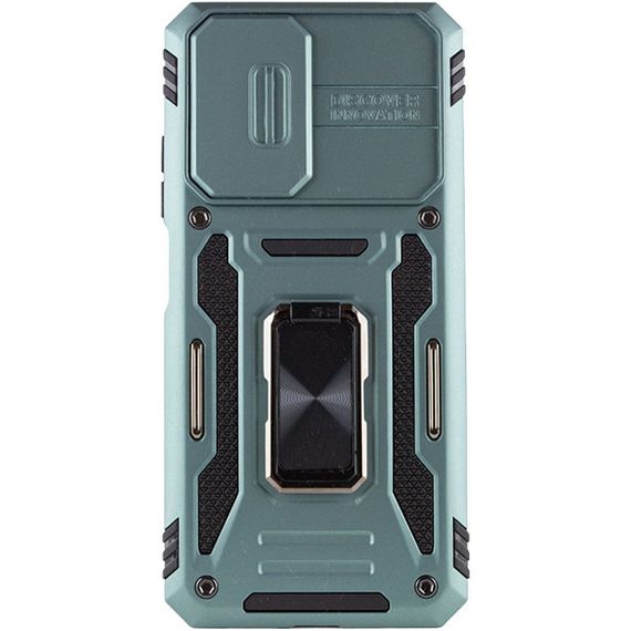 Ударопрочный чехол Camshield Army Ring для Xiaomi Redmi 9A Зеленый / Light Green | Зображення 1
