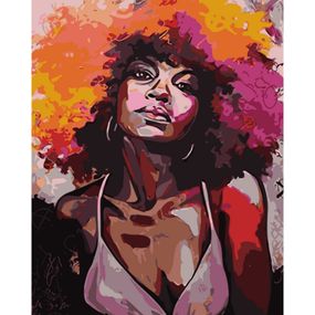 Картина за номерами без підрамника "Колоритна краса" Art Craft  10016-ACNF 40х50 см