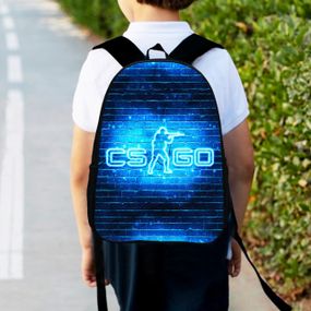 Рюкзак детский контр-страйк CS:GO "Counter-Strike" 34х27см,городской ранец для мальчика с принтом (00349)
