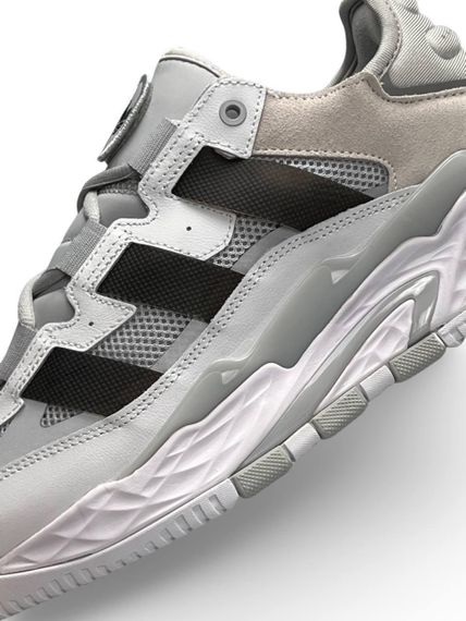 Мужские кроссовки A-dida-s Niteball PRM White Grey Black , Вьетнам | Зображення 7