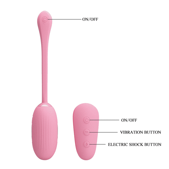 Віброяйце з пультом керування PRETTY LOVE SHOCK FUN EGG pink sexstyle | Зображення 7