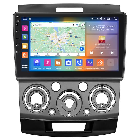 Штатна магнітола Lesko для Ford Everest II 2006-2009 екран 9" 4/64Gb CarPlay 4G Wi-Fi GPS Prime