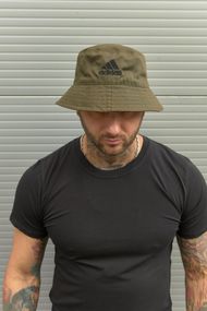 Панама бавовняна базова Adidas хакі (1399372812)