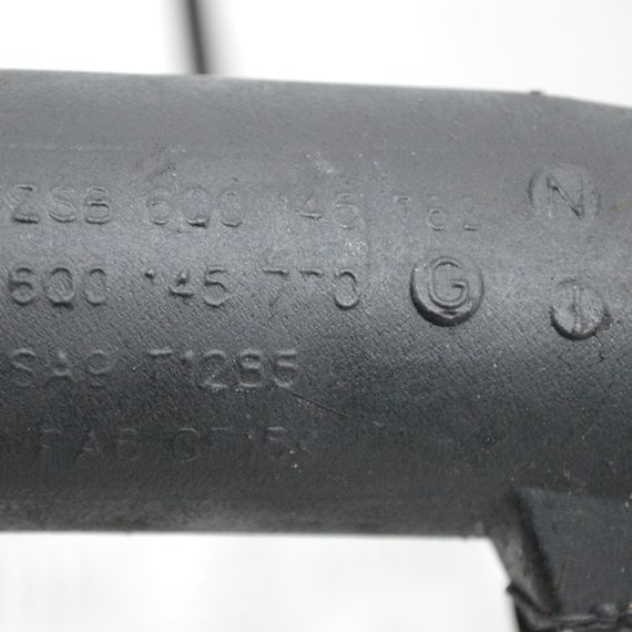 Патрубок інтеркулера VW Volkswagen Polo 2001-2005 1.4/1.9 TDI Фольксваген Поло 6Q0145762N 6Q0145770G | Зображення 2