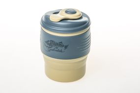 Кружка складна силіконова Tramp з кришкою 350ml UTRC-082-sand