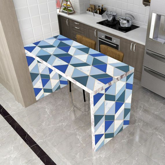 Самоклеюча плівка сині трикутники 0,45х10м SW-00001224 | Зображення 4