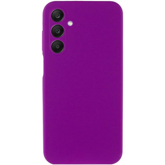 Чохол Silicone Cover Lakshmi Full Camera (AA) для Samsung Galaxy A15 4G/5G / M15 5G Фіолетовий / Purple | Зображення 1