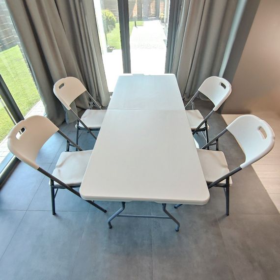 Складний стілець (стандартний тип) 47,5*59*86,5см белый SW-00001607 | Зображення 7