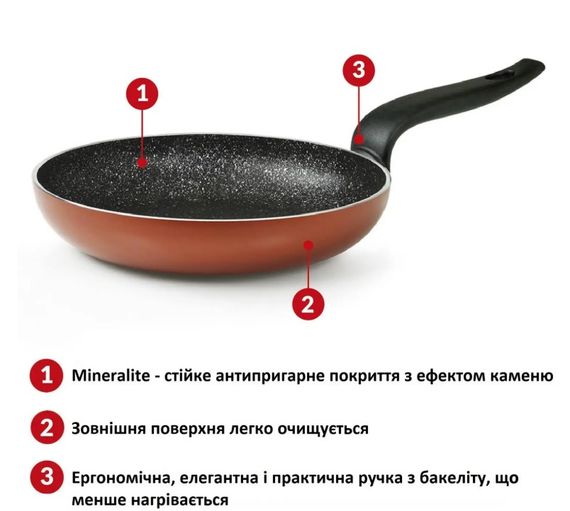 Сковорода Flonal Pepita Granit 22 см (PGFPS2250) | Зображення 5