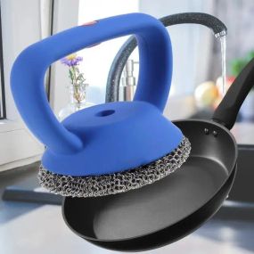 Щітка для миття посуду, сковорідок CLEANING BRUSH AND-3 з ручкою