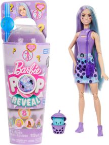 Кукла Барби цветное перевоплощение шарики таро Оригинал Barbie Pop Reveal Taro Milk