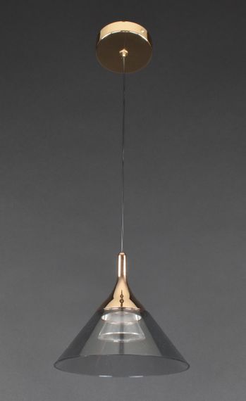 Люстра світлодіодна підвісна LED світильник для квартири на стелю лед 27141 Золото 25-180х20х20 см. | Зображення 5