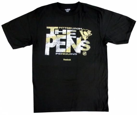 Футболка Reebok NHL Pittsburgh Penguins Str Logo