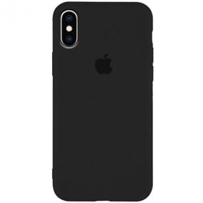 Силіконовий чохол Apple Silicone Case Black для iPhone XS Max