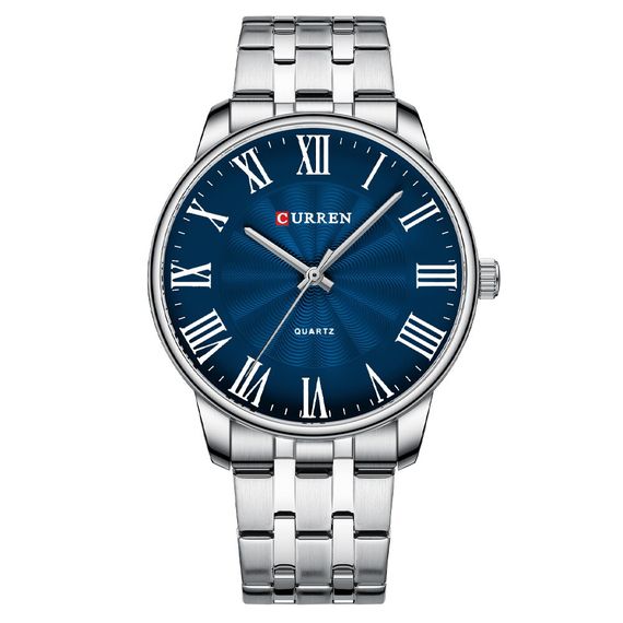 Чоловічий годинник Curren 8422 Silver-Blue