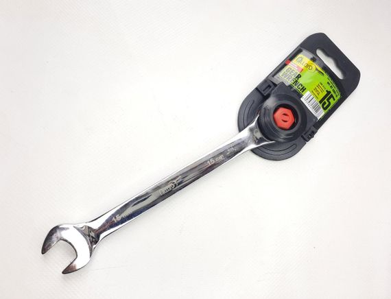 Ключ ріжково-тріскачний 15 мм. КТ-2081-15 Alloid