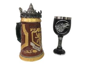 Подарунковий набір Кухоль Game Of Thrones House Lannister Stein Гра Престолів Дом Лангурітів і Дім Старків