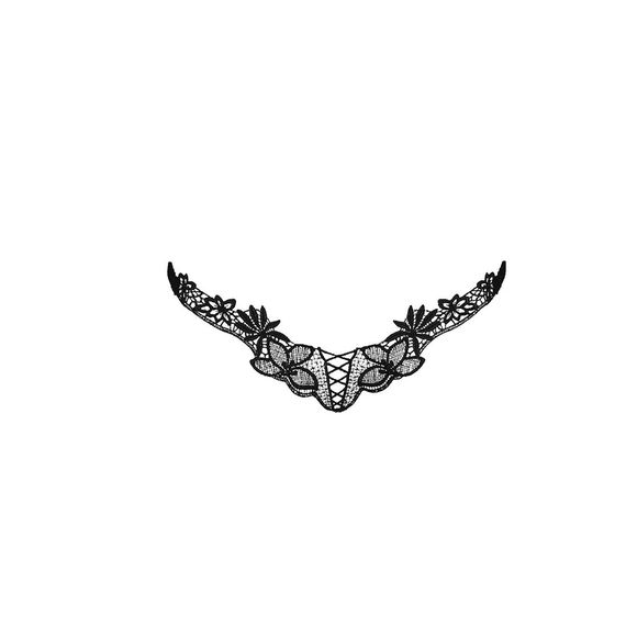 Трусики мереживні Passion Exclusive ATHENA THONG S/M, black | Зображення 2