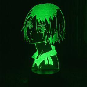 Акриловый светильник-ночник Кэнма Козумэ (Kozume Kenma) зеленый tty-n000523