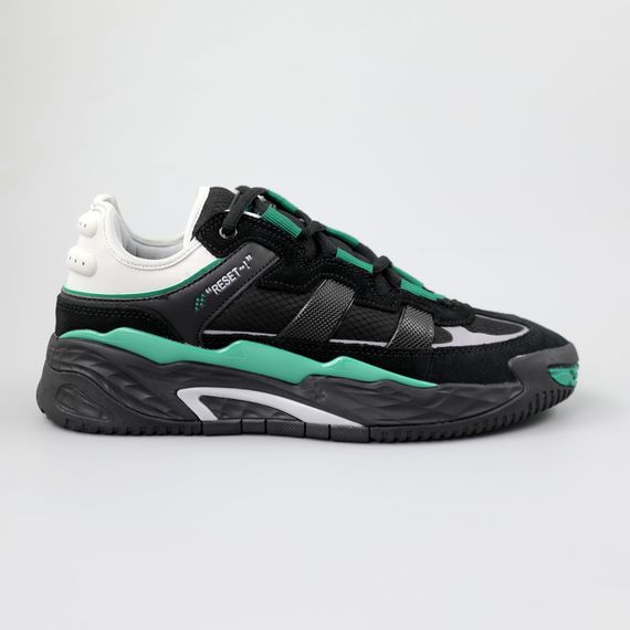 Кросівки чоловічі вологостійкі 590251 Чорні зелені 41 42 43 44 45 46