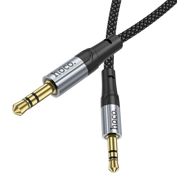 Кабель HOCO UPA26 DC3.5 тато-тато 1.0м, круглий в обплетенні, Black | Зображення 6