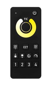 Пульт управління PROLUM 4-Zone ССT Wi-Fi TUYA Чорний Series HomeLink
