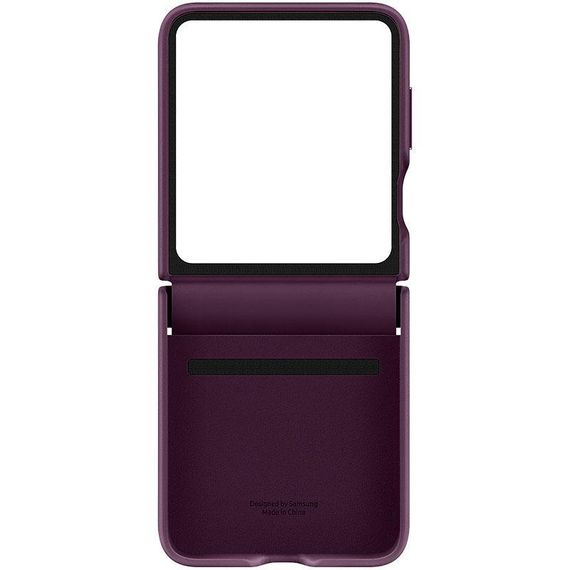 Шкіряний чохол Leather Case (AAA) для Samsung Galaxy Z Flip5 Blue Purple | Зображення 4